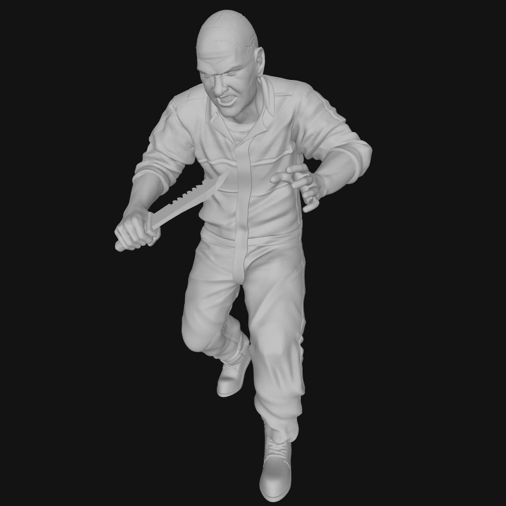 HORACE PINKER- HALLOWEEN- ANTAGONIST- SHOCKER- MITCH PILEGGI 3D print model_8