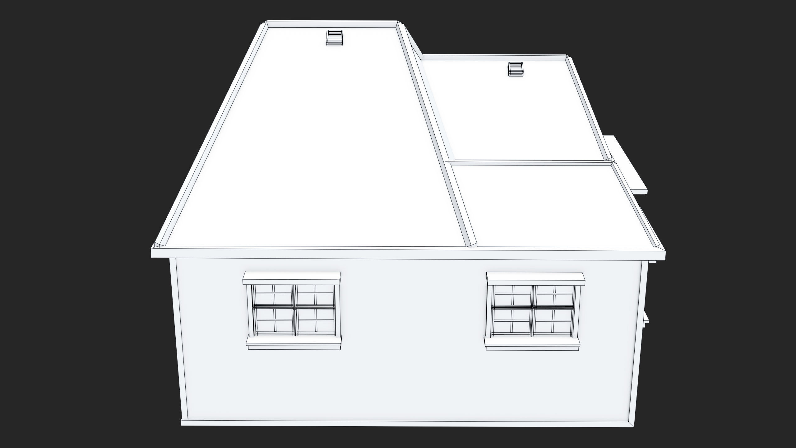 House 02 All PBR Unity UE Textures Included Low-poly 3D model_18