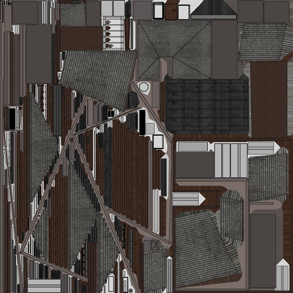 House 02 All PBR Unity UE Textures Included Low-poly 3D model_27