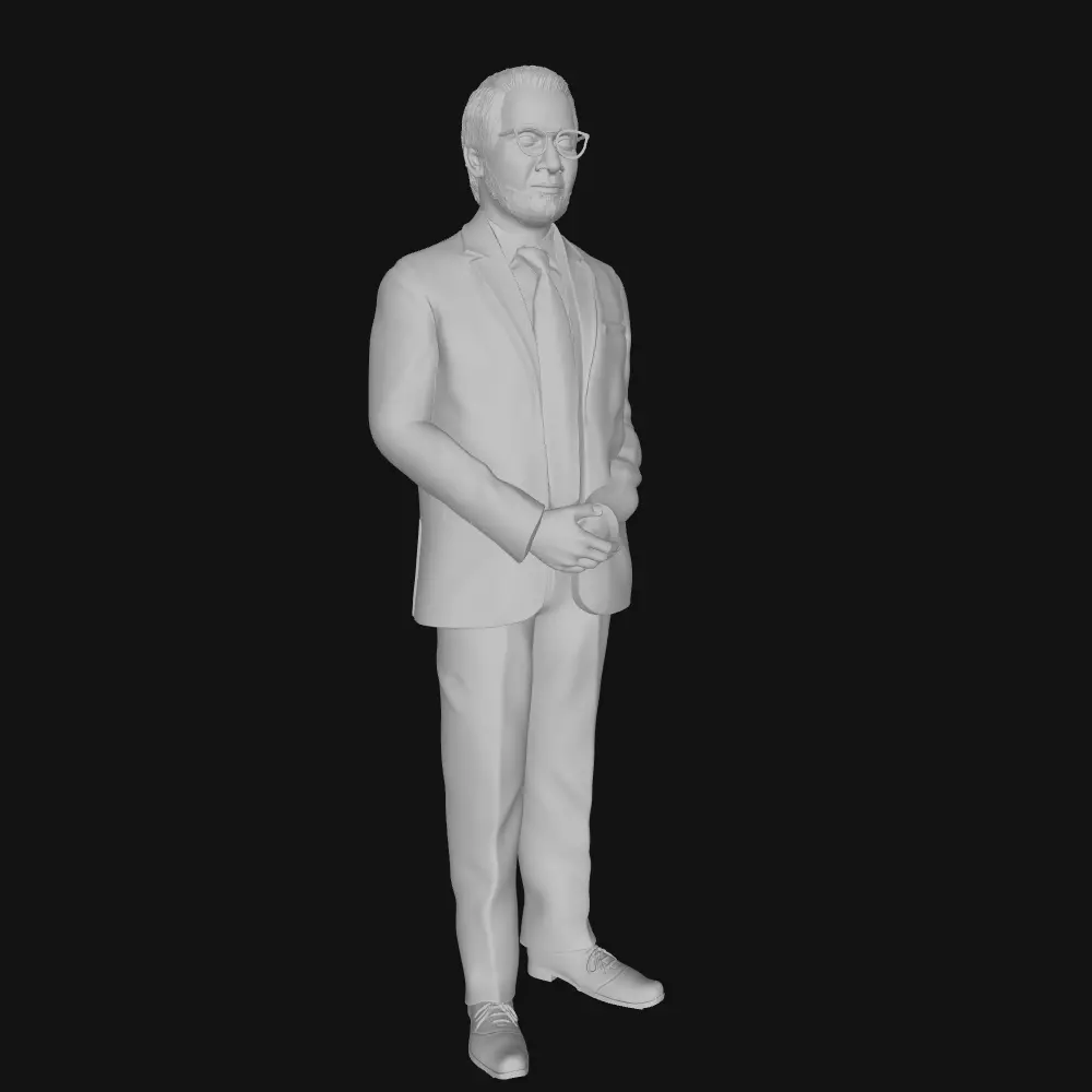 MAN IN SUIT- OFFICER- BUSINESS MAN- BUREAUCRAT- CEO- CFO- CTO 3D print model