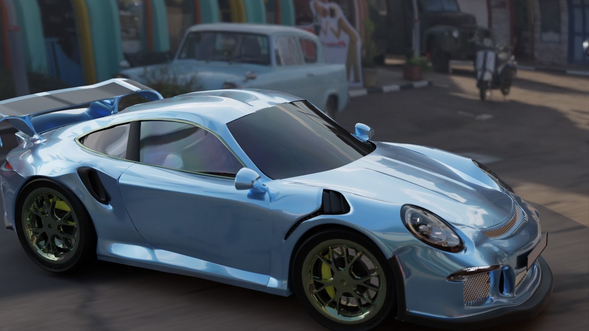 car ruerat  ludis cars  991vehiculis coupe  3D model_7