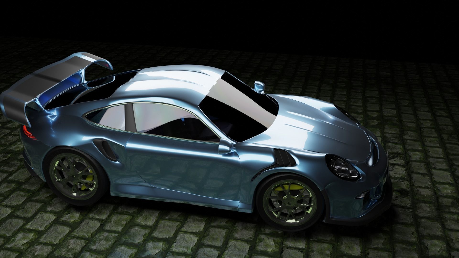 car ruerat  ludis cars  991vehiculis coupe  3D model_4