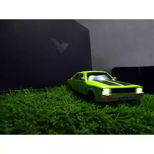 HQ HOLDEN MONARO 1973 4 DOOR GTS INTERIOR WHEELS- MINIATURE CAR 3D print model