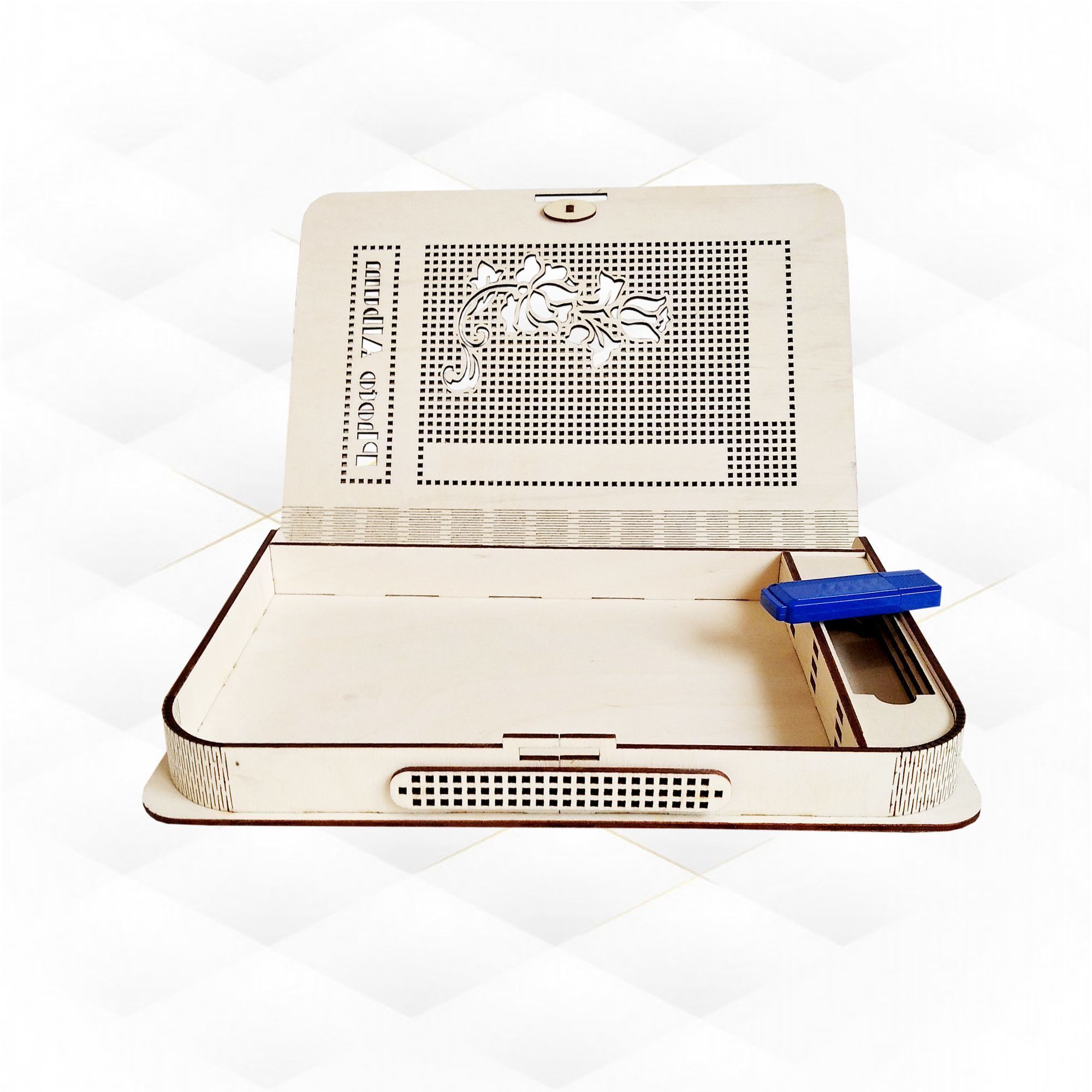 Gift photo box svg dxf album for pictures 5x7 design laser cut 3D print model_3