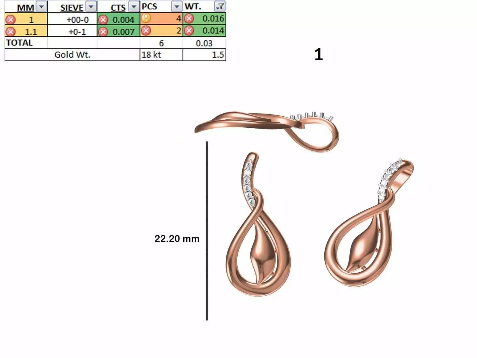 Light Weight Pendant STL OBJ FBX JCD Details 3D print model_0