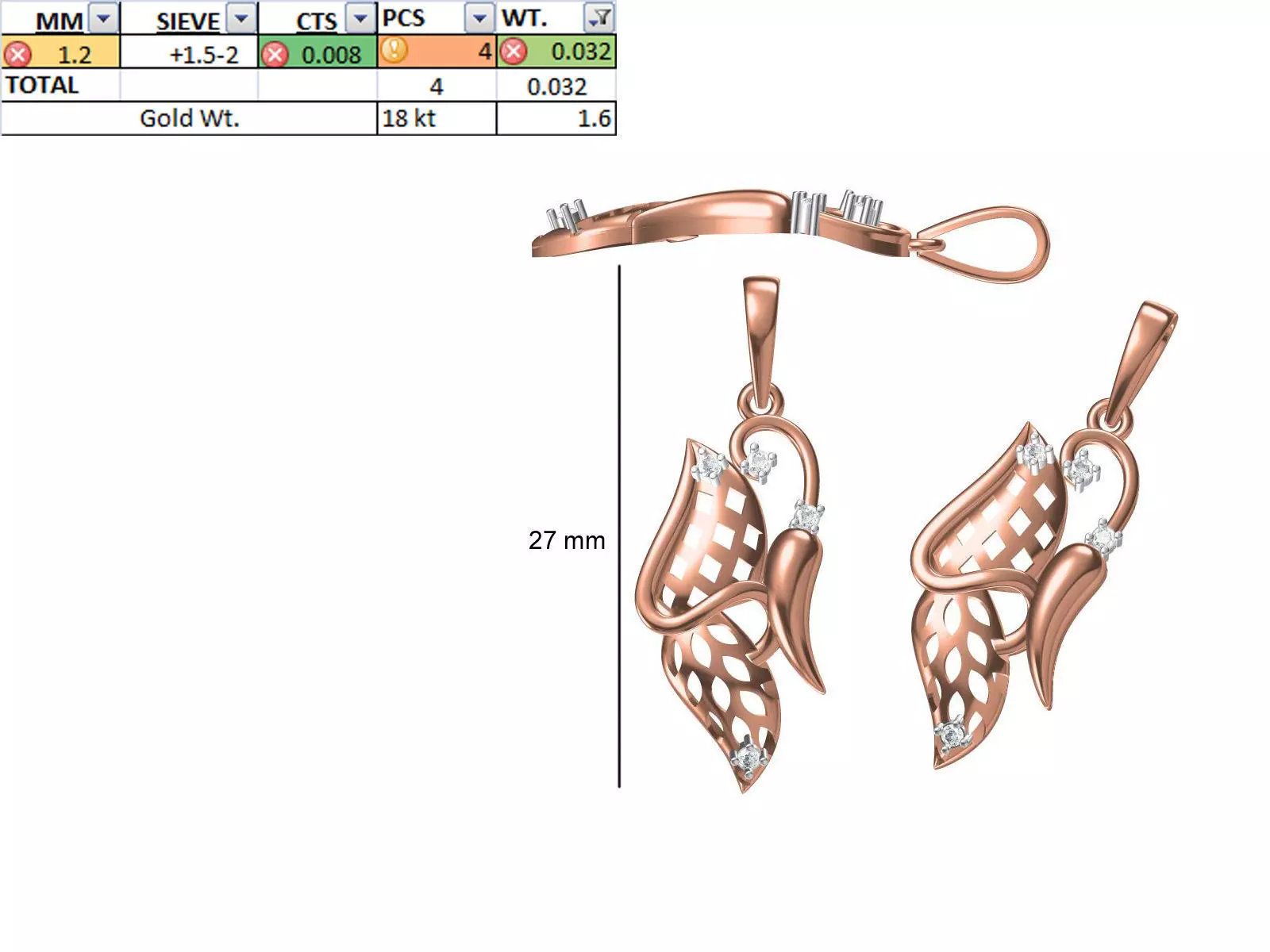 Light Weight Pendant STL OBJ FBX JCD Details 3D print model_0