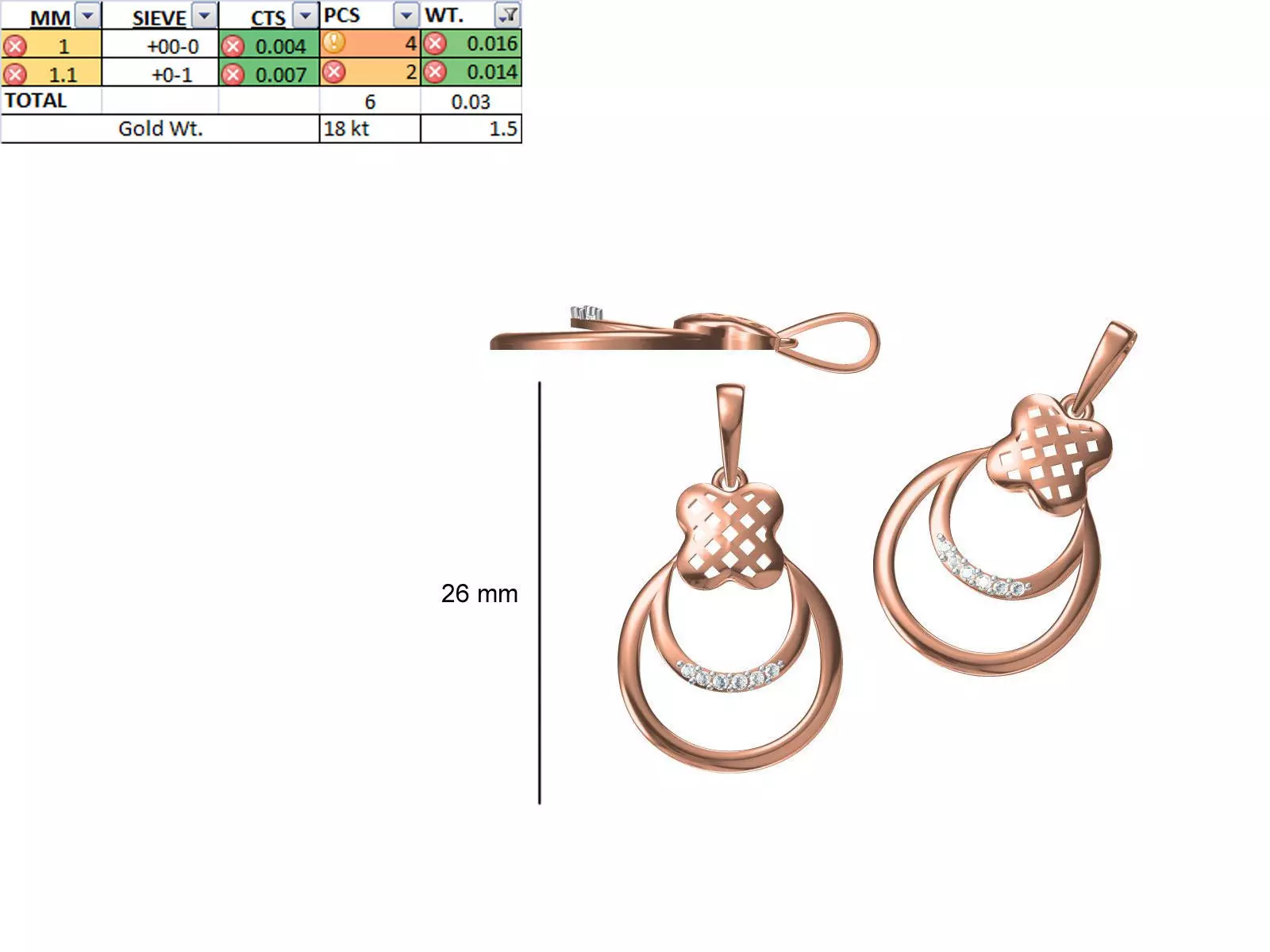 Light Weight Pendant STL OBJ FBX JCD Details 3D print model_0