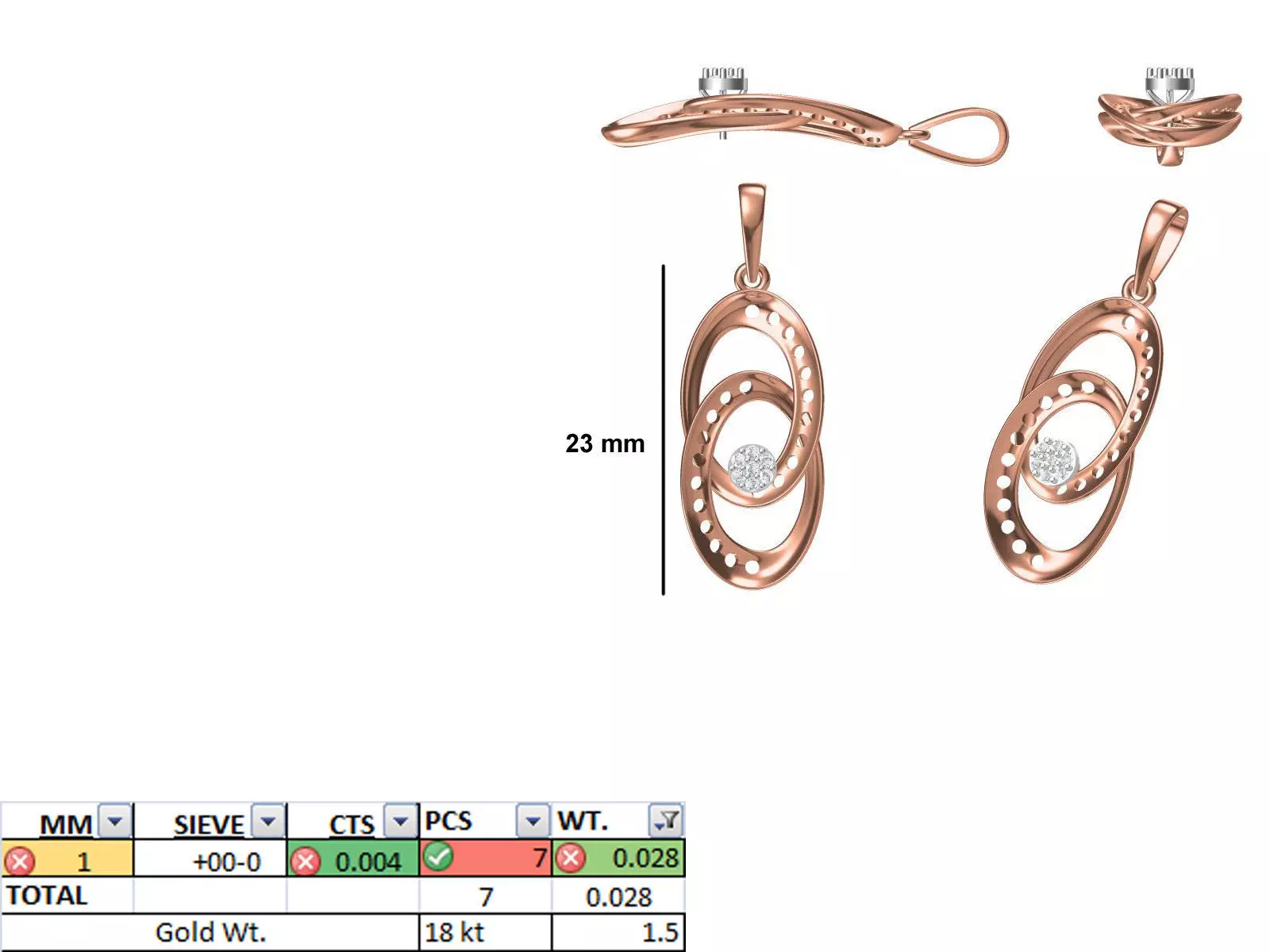 Light Weight Pendant STL OBJ FBX JCD Details 3D print model_0