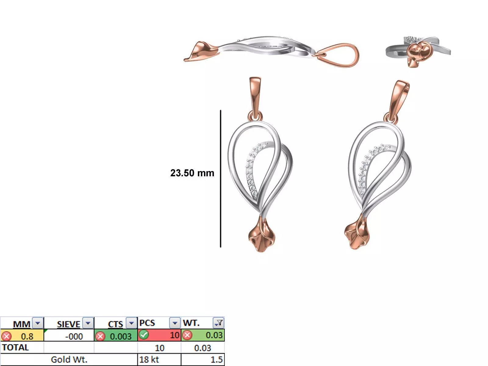 Light Weight Pendant STL OBJ FBX JCD Details 3D print model_0