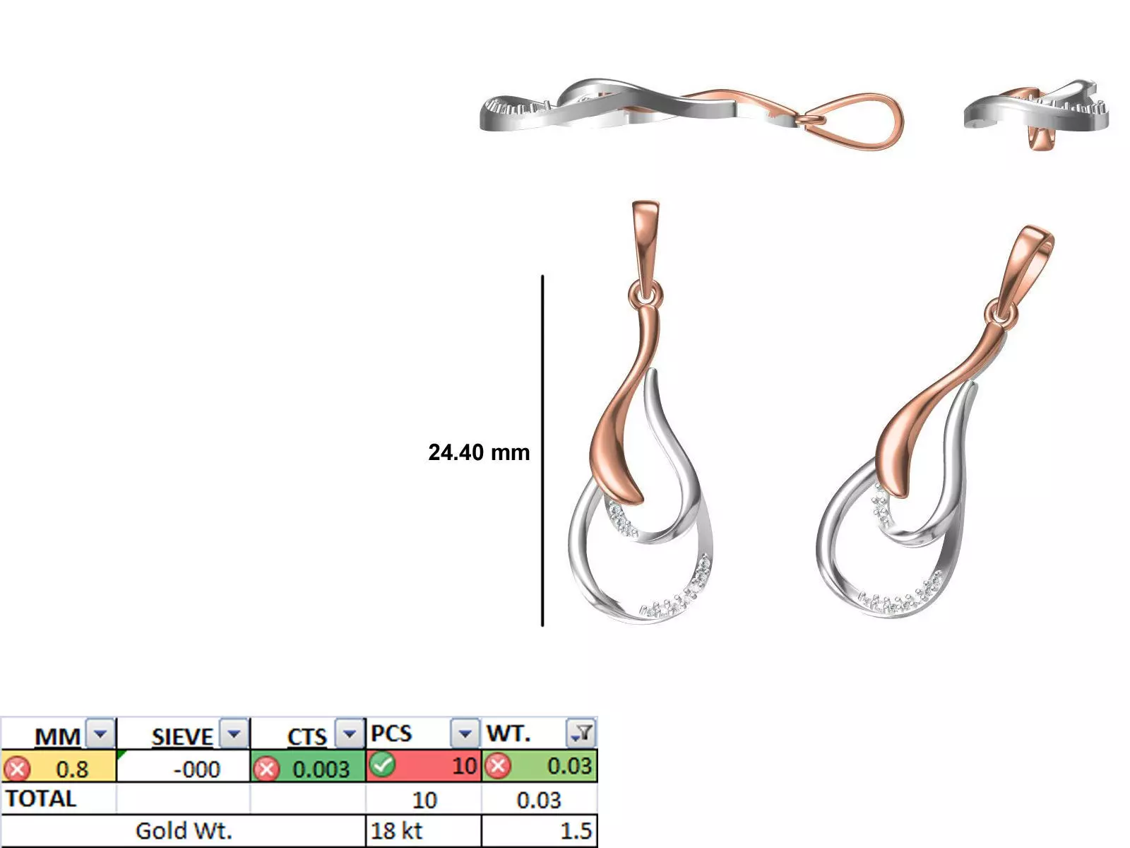 Light Weight Pendant STL OBJ FBX JCD Details 3D print model_0