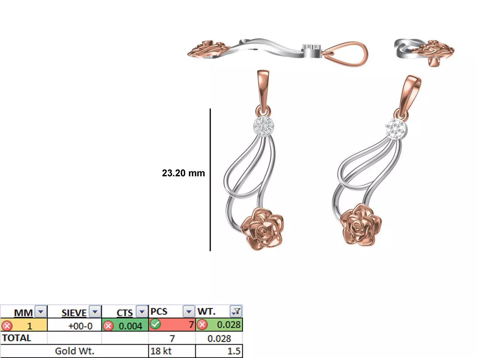 Light Weight Pendant STL OBJ FBX JCD Details 3D print model_0