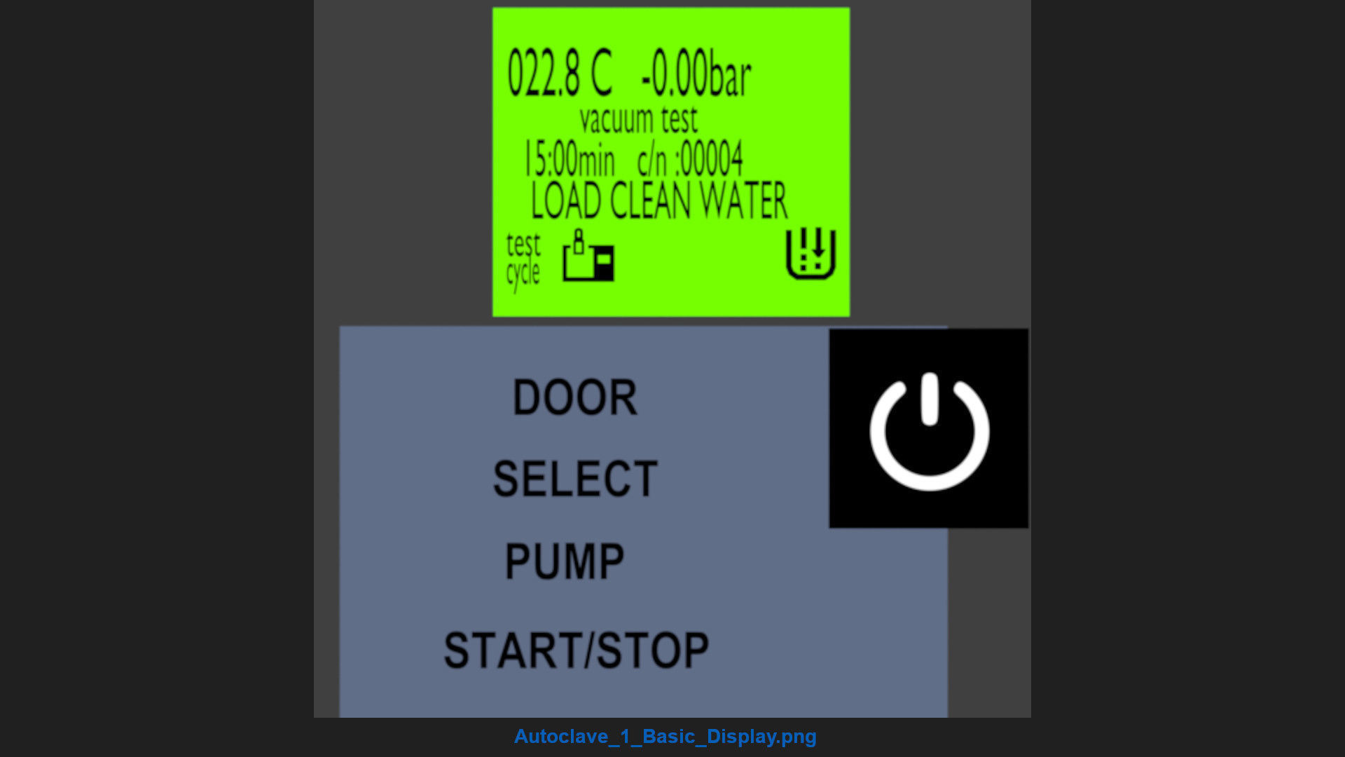 Autoclave 1 Basic Low-poly 3D model_8