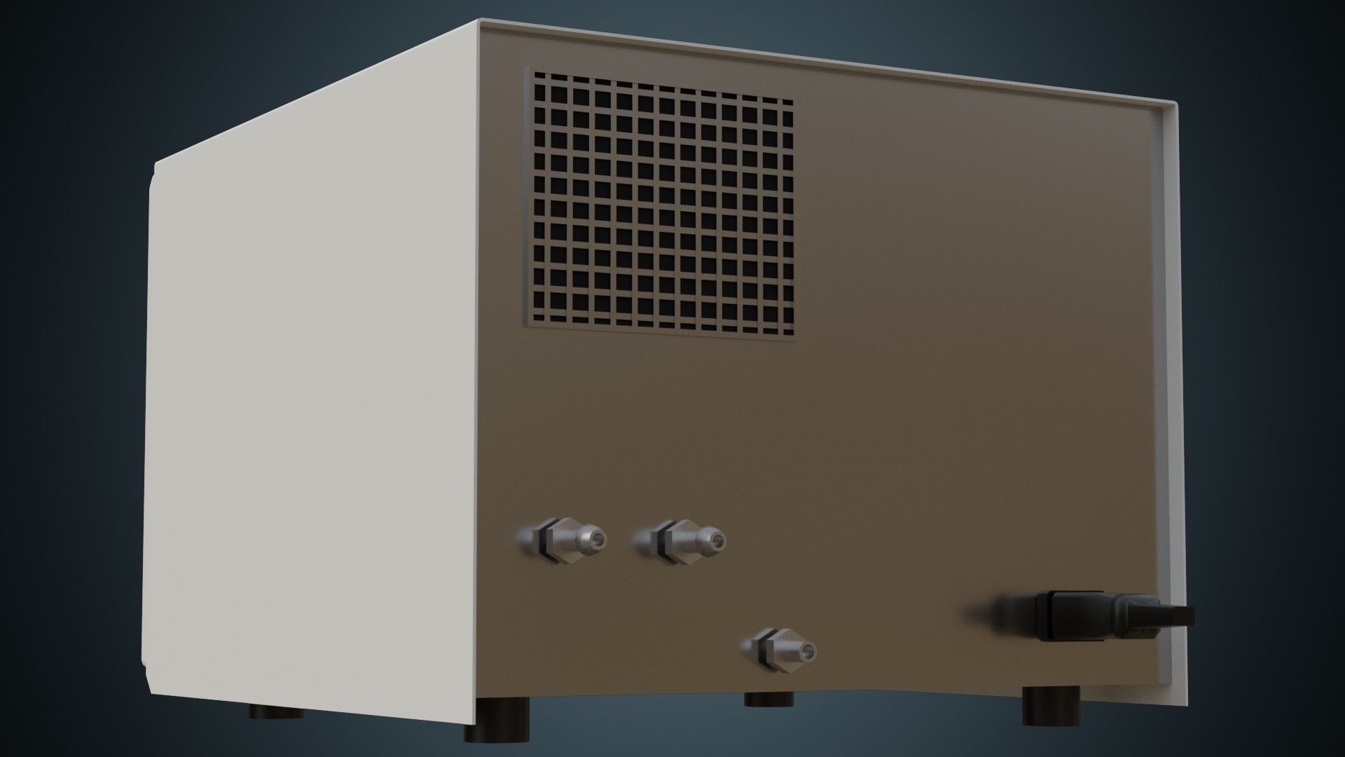 Autoclave 1 Basic Low-poly 3D model_3