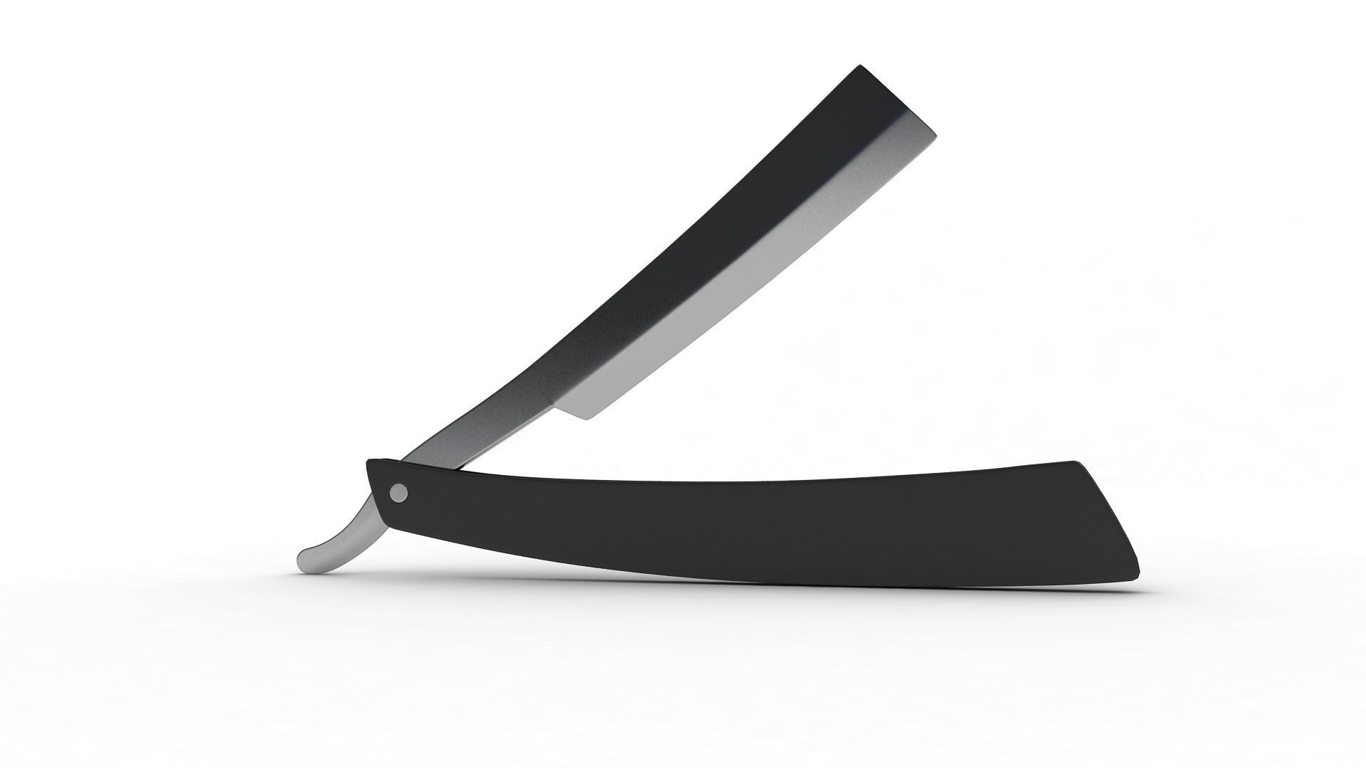 Straight Razor  3D model_1