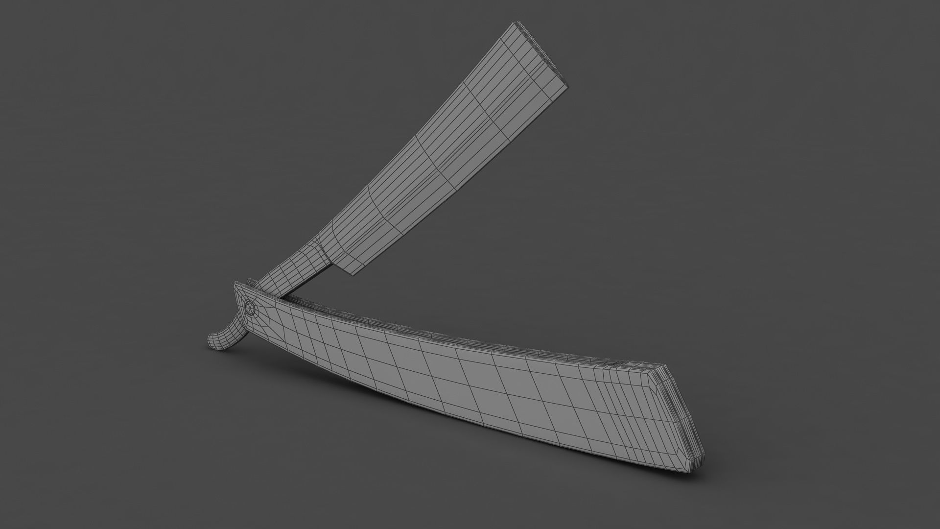 Straight Razor  3D model_5