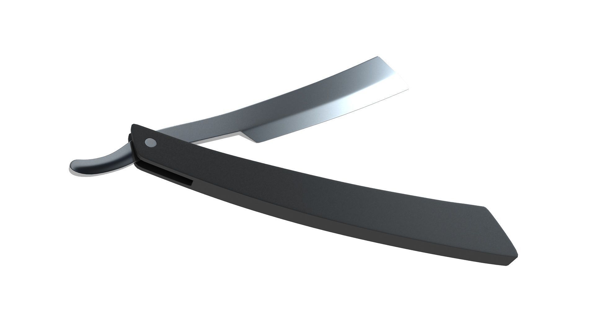 Straight Razor  3D model_4