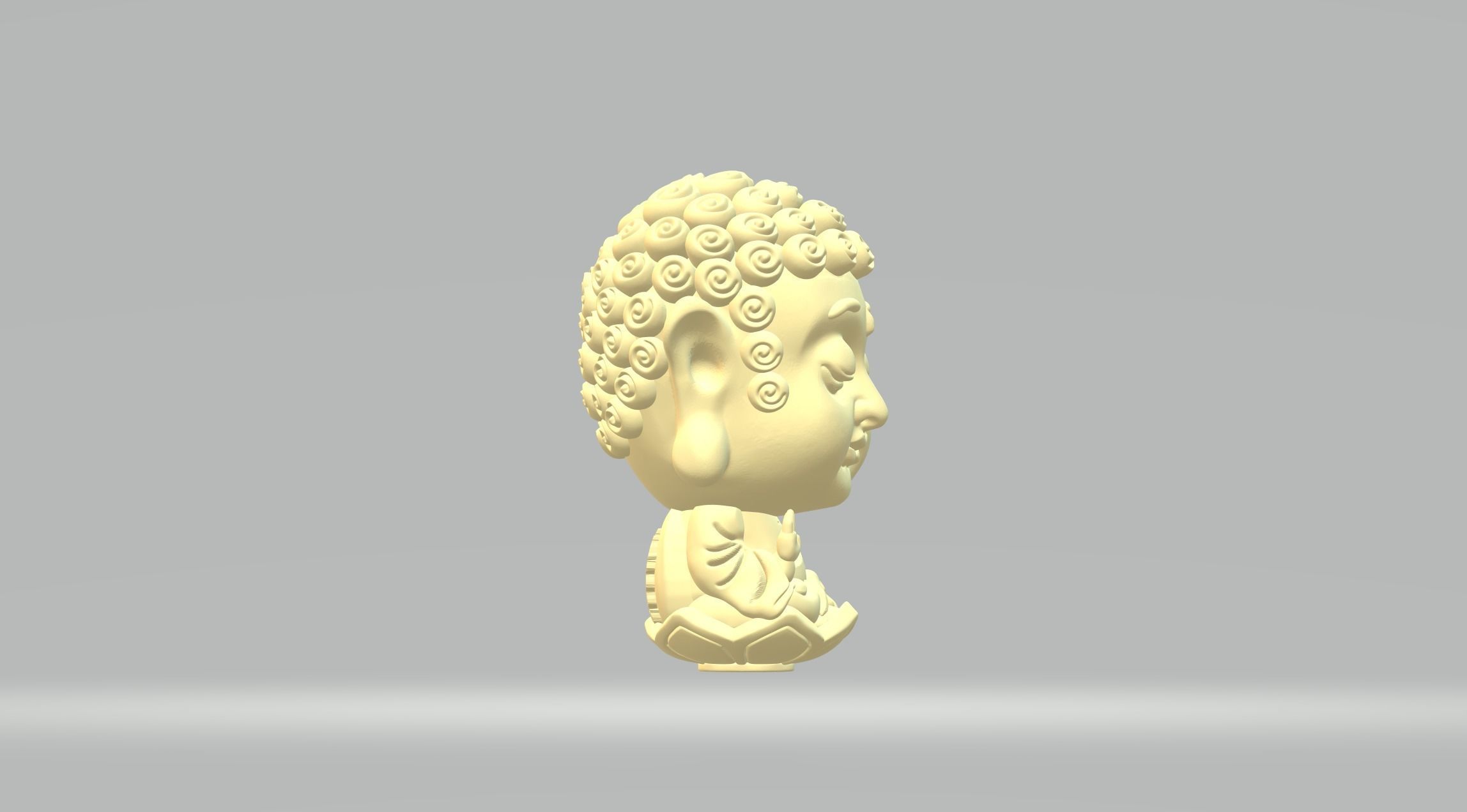 Dainichi Nyorai 3D print model_4