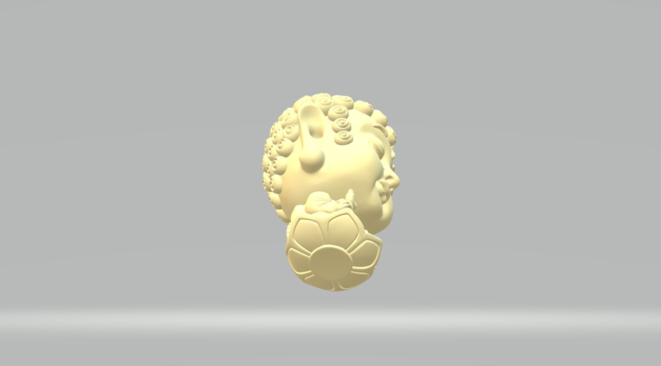 Dainichi Nyorai 3D print model_5