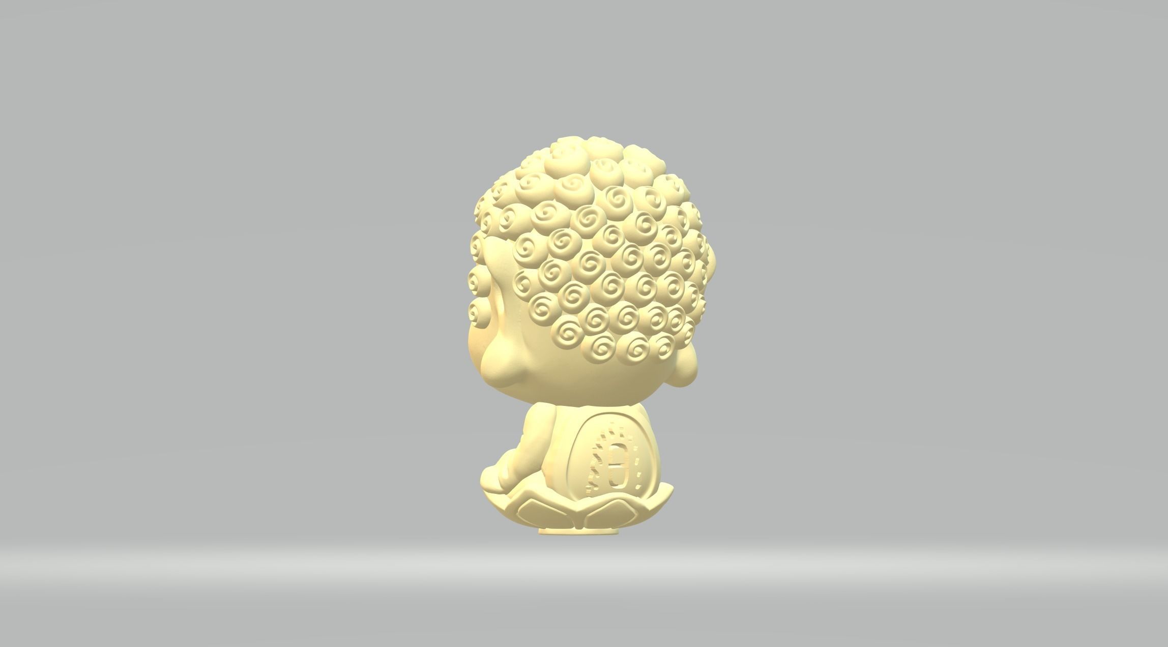 Dainichi Nyorai 3D print model_2