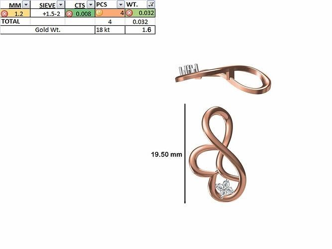 Light Weight Pendant STL OBJ FBX JCD Details 3D print model