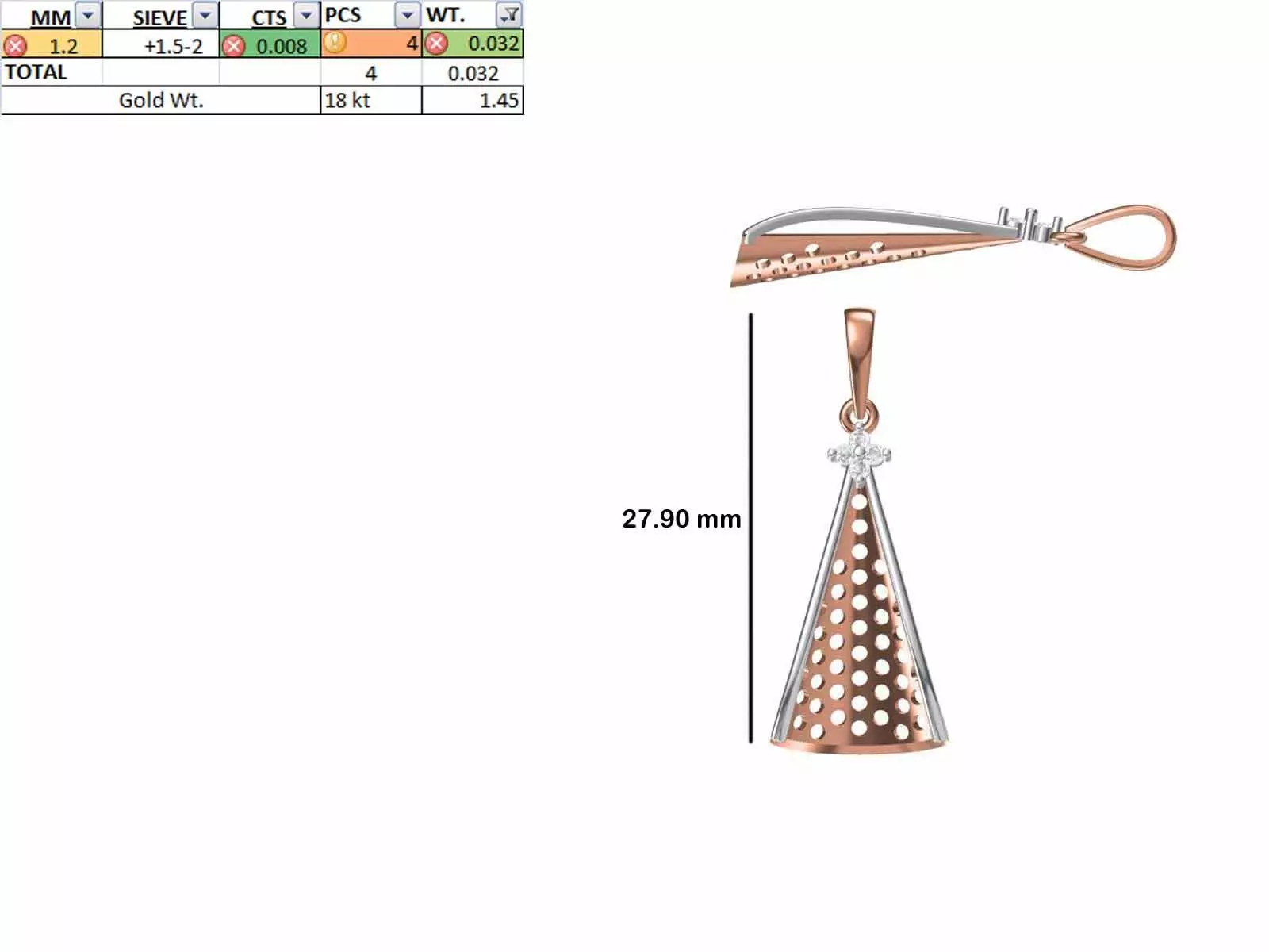 Light Weight Pendant STL OBJ FBX JCD Details 3D print model_0