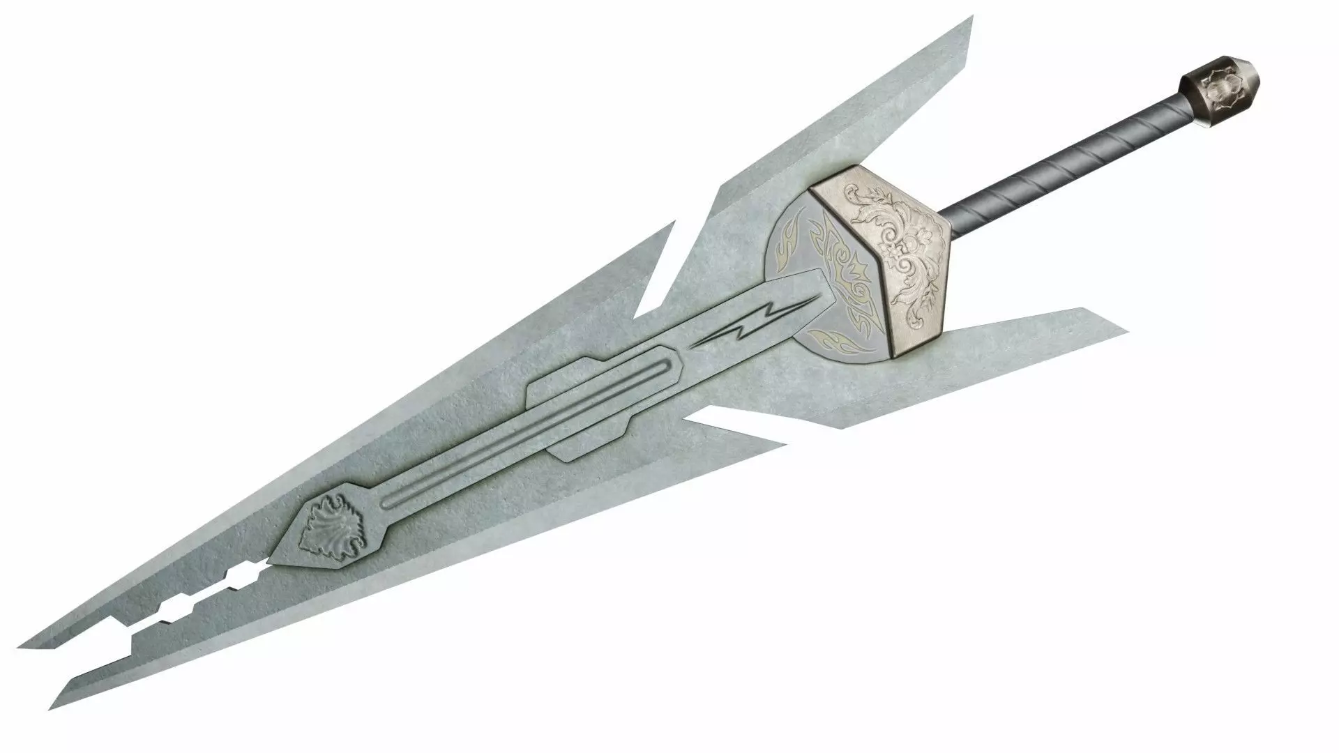 Sword 12 Low-poly 3D model