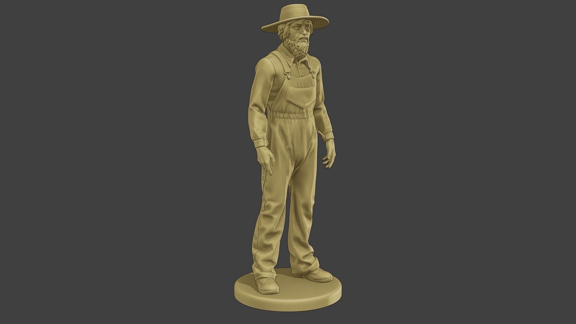 Farmer Man FM1 001 3D print model_10