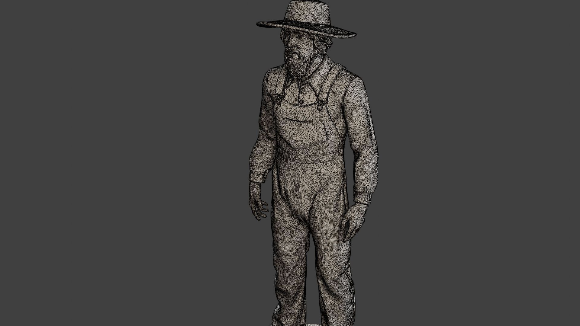Farmer Man FM1 001 3D print model_12