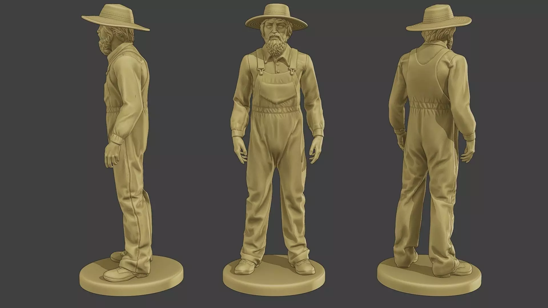 Farmer Man FM1 001 3D print model_0