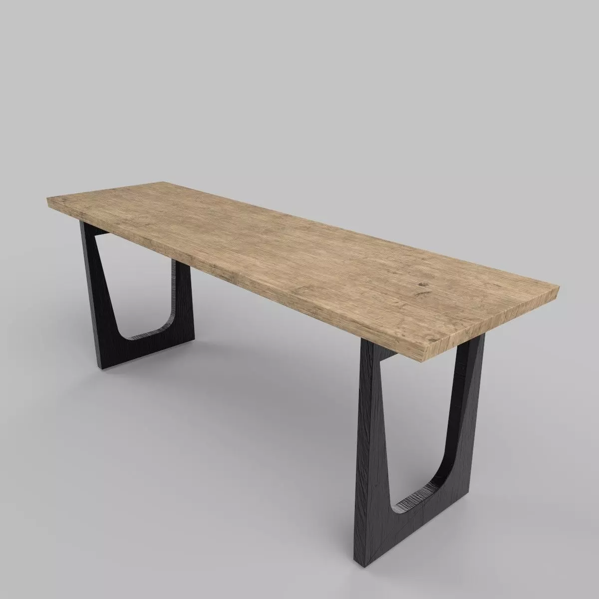 table Low-poly 3D model_0