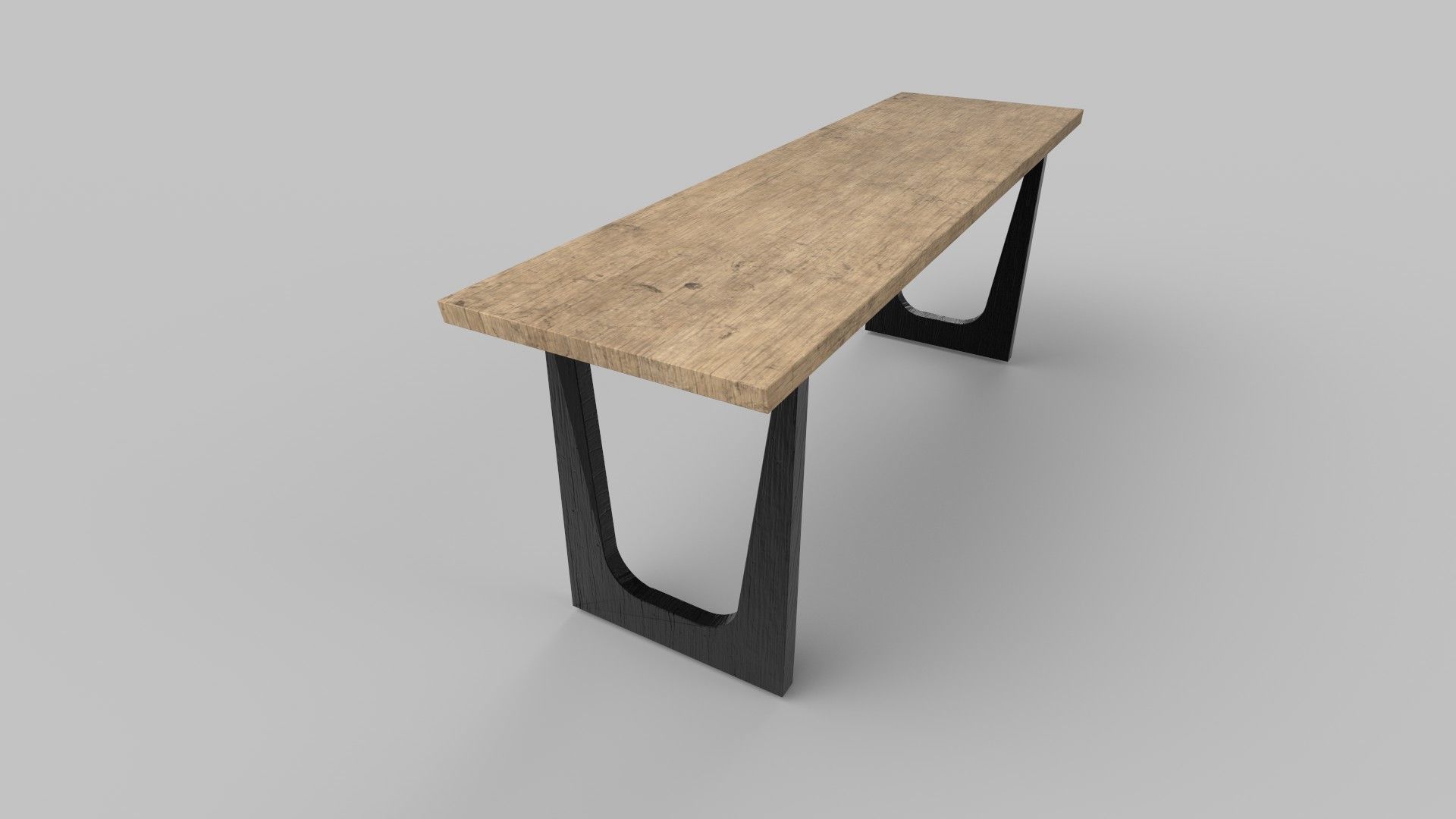 table Low-poly 3D model_3