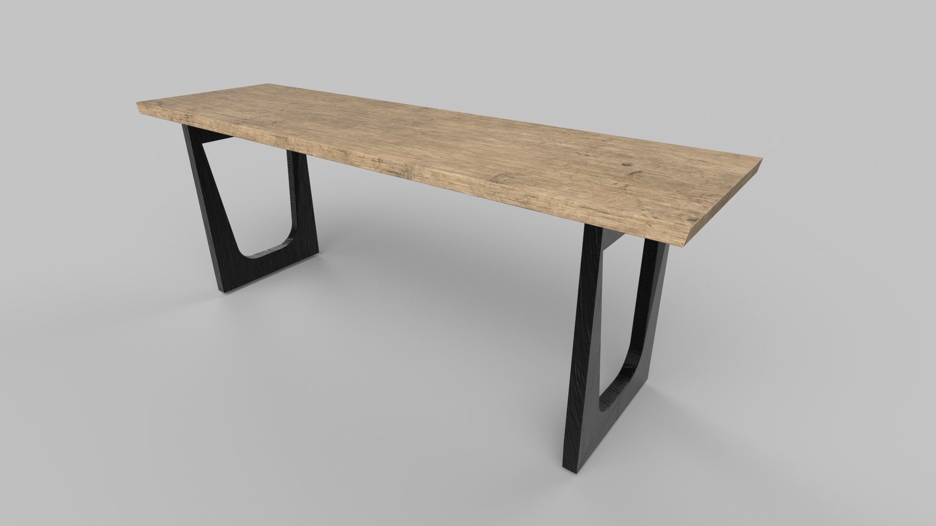 table Low-poly 3D model_1