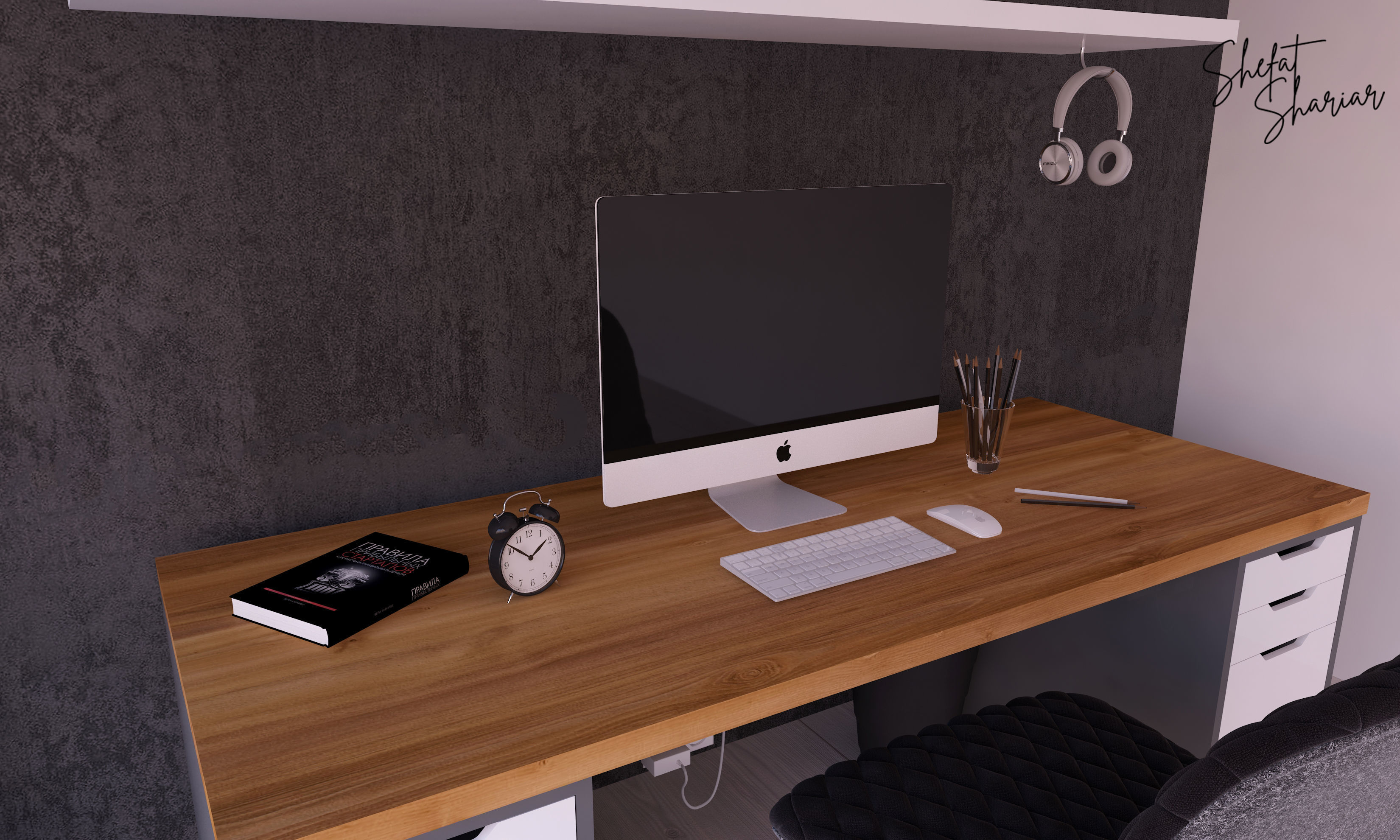 Ikea Gaming Desk 3D model_3