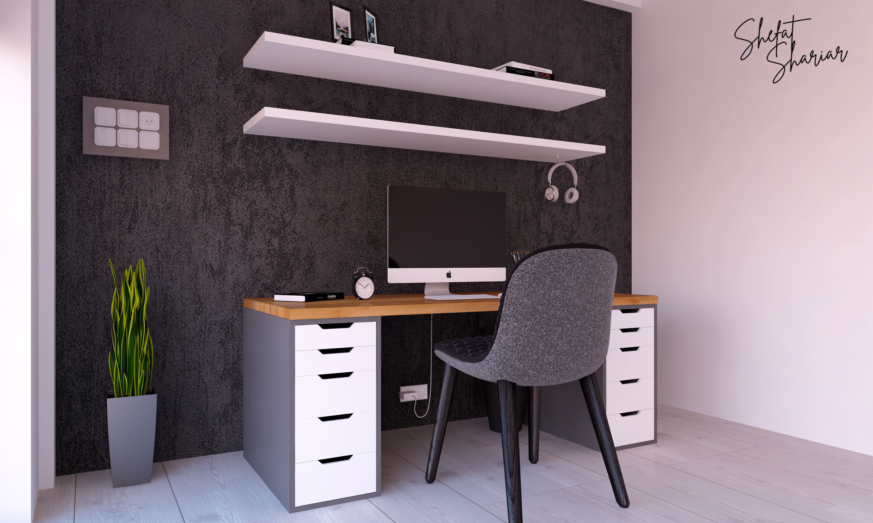 Ikea Gaming Desk 3D model_2