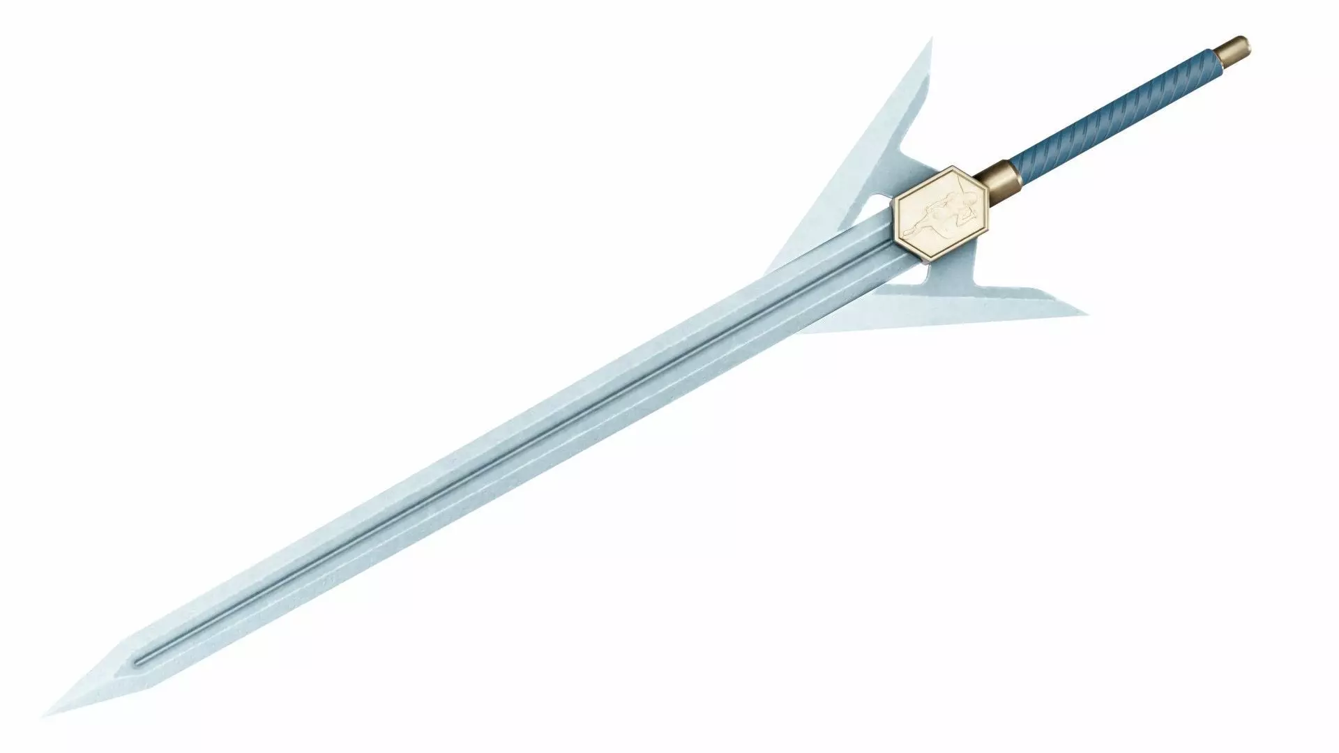 Sword 16 Low-poly 3D model_0