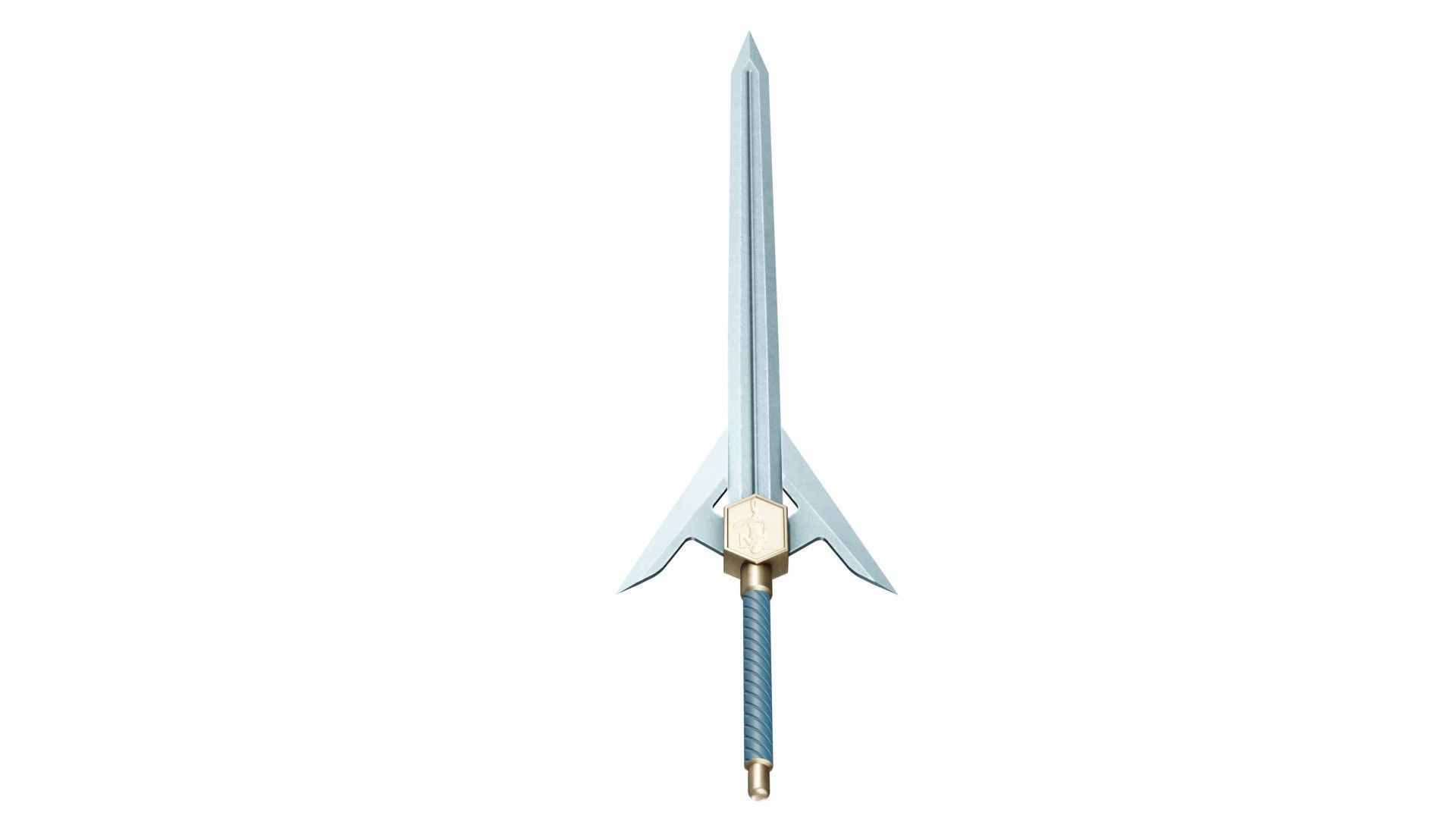 Sword 16 Low-poly 3D model_4