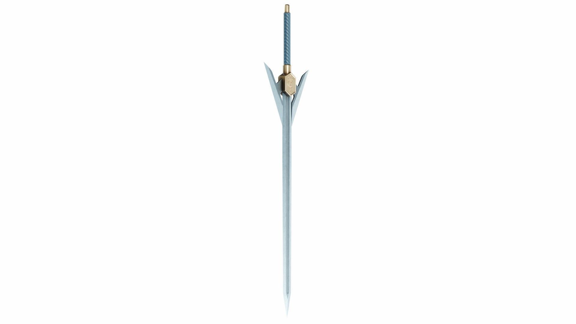 Sword 16 Low-poly 3D model_2