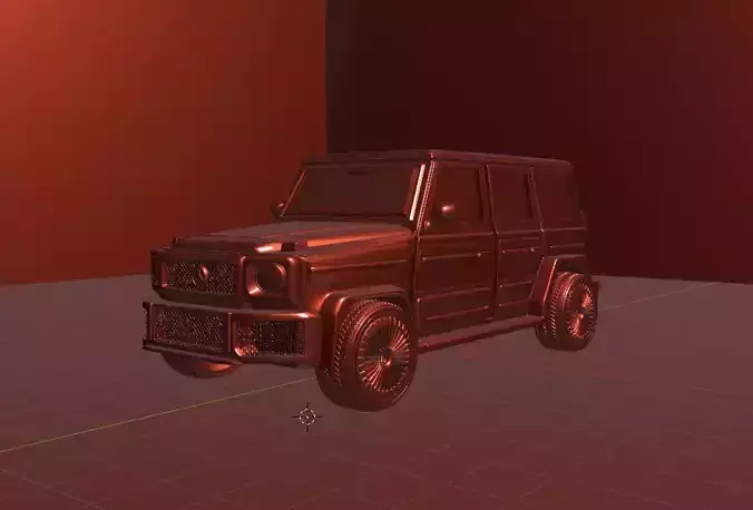 mercedes gelandewagen 3D print model