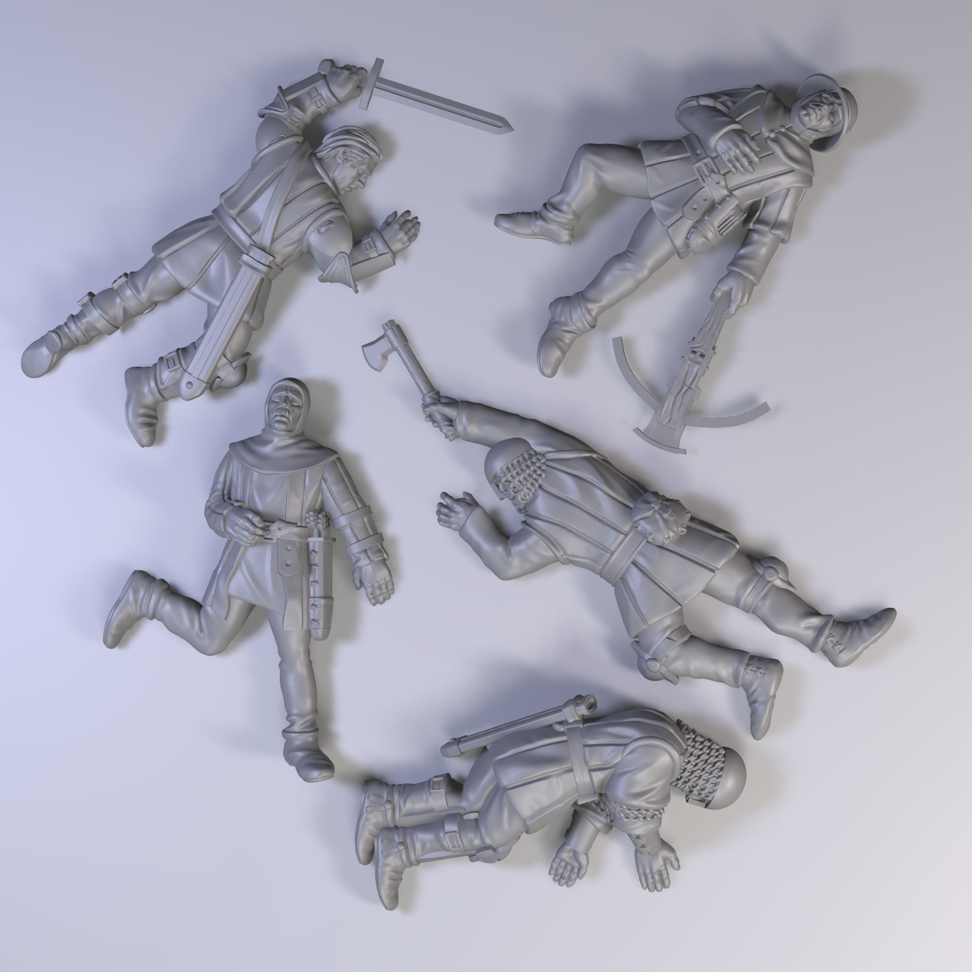  Dead Soldiers v1 - Harvest of War 3D print model_6