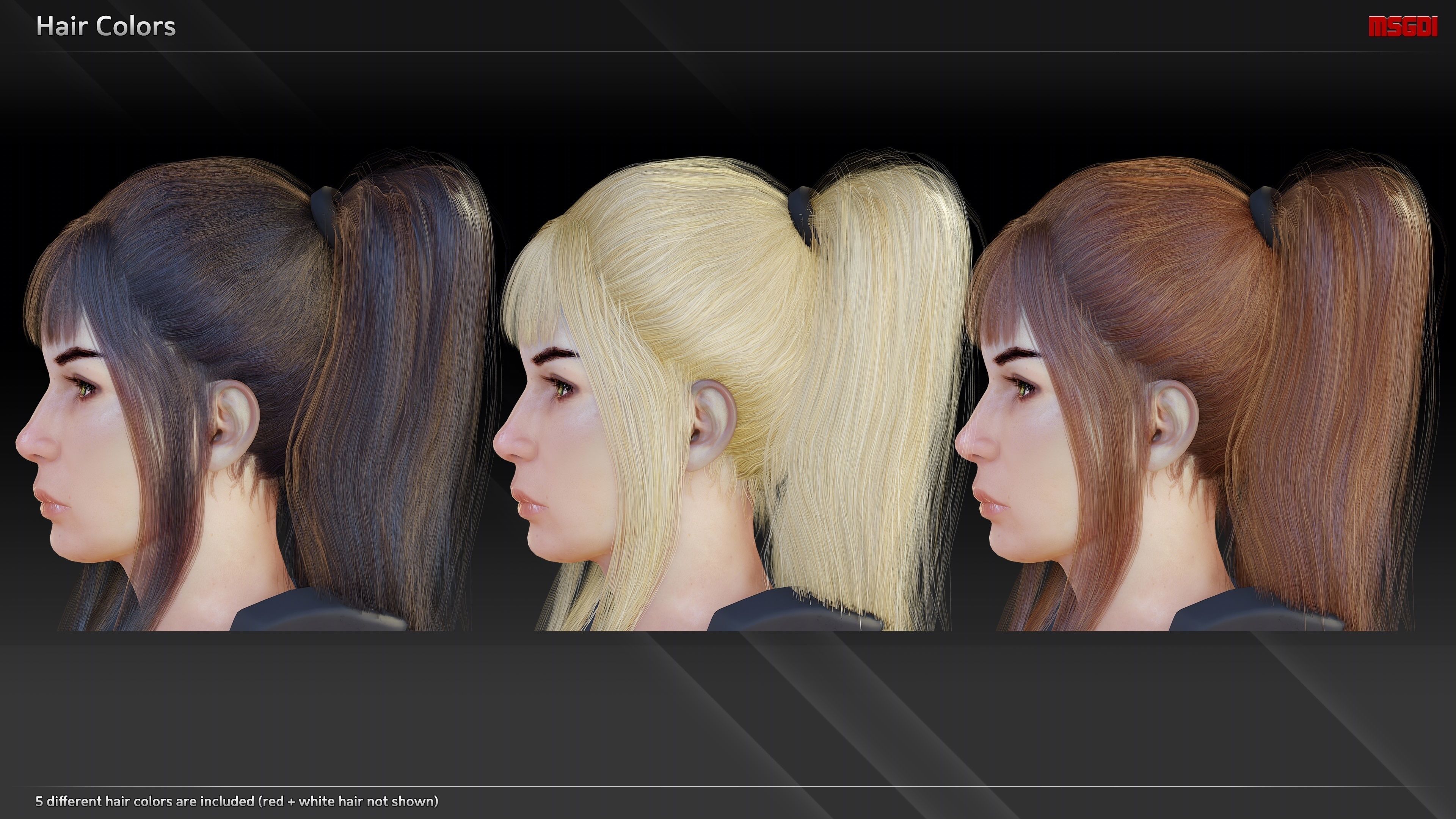 Scifi Scout Liz Low-poly 3D model_9