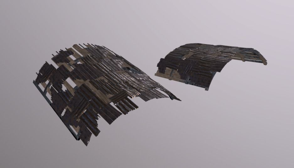 Slum Roof Pack Low-poly 3D model_3