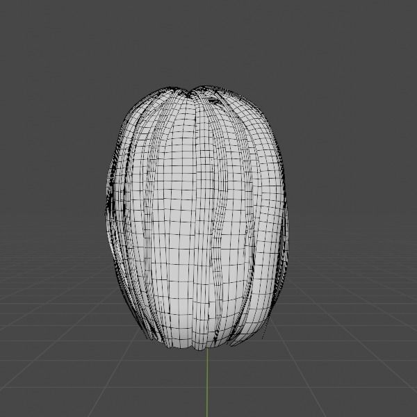 SHORT HAIR - HAIR CARD FOR FEMALE CHARACTERS Low-poly 3D model_4