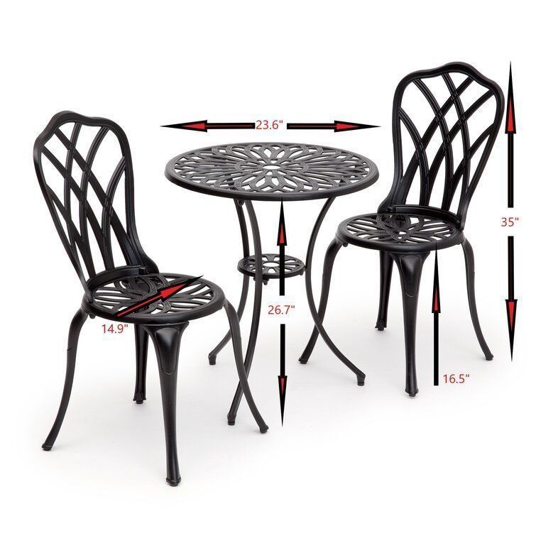 Karns Round Long Bistro Set 3D model_4