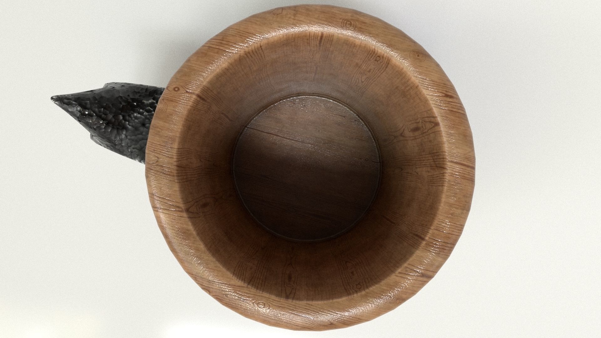 Beer Mug Low-poly 3D model_29