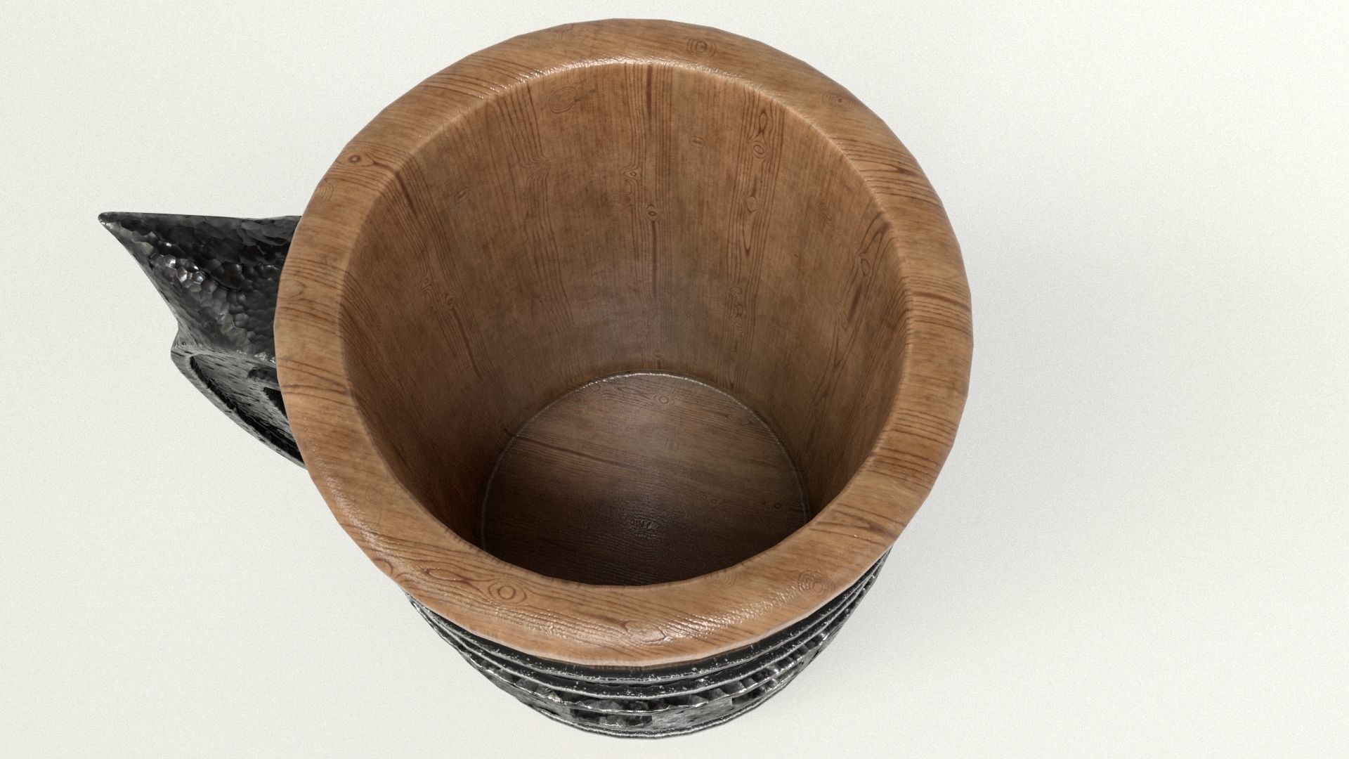 Beer Mug Low-poly 3D model_28