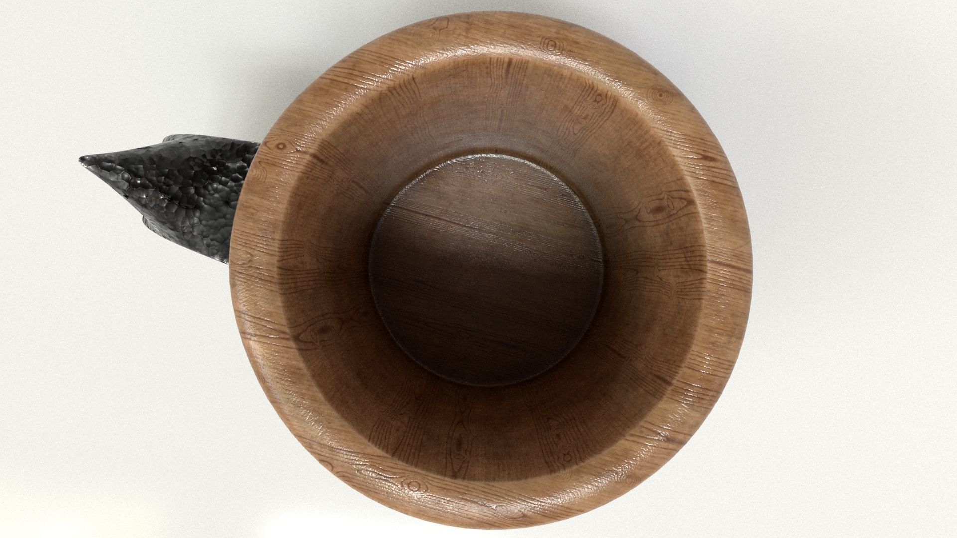 Beer Mug Low-poly 3D model_17