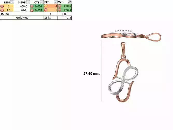 Heart Light Weight Pendant STL OBJ FBX JCD Details 3D print model