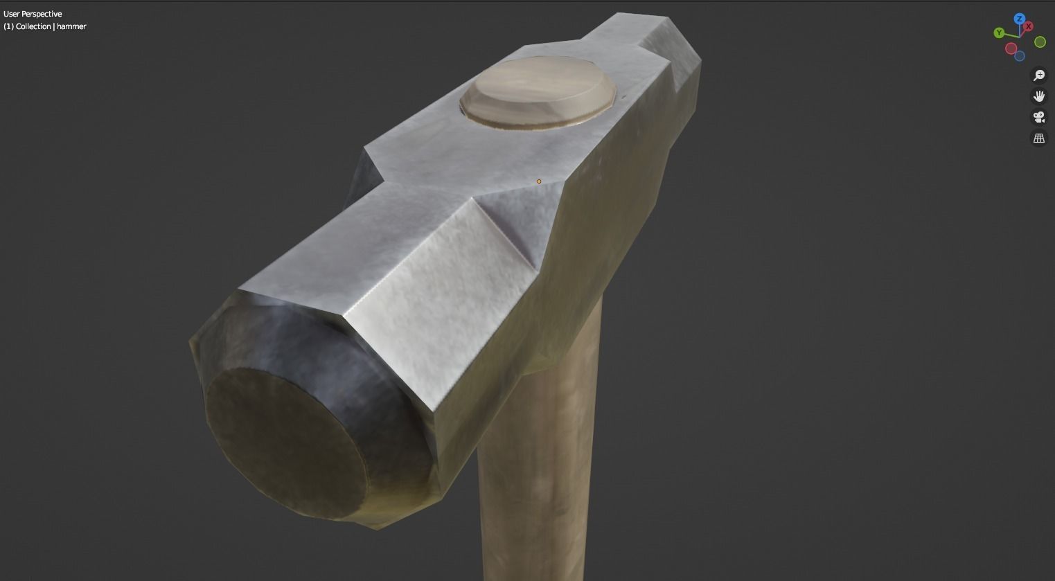 SledgeHammer  Low-poly 3D model_2