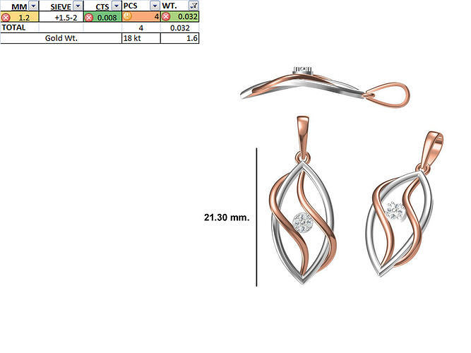 Light Weight Pendant STL OBJ FBX JCD Details 3D print model