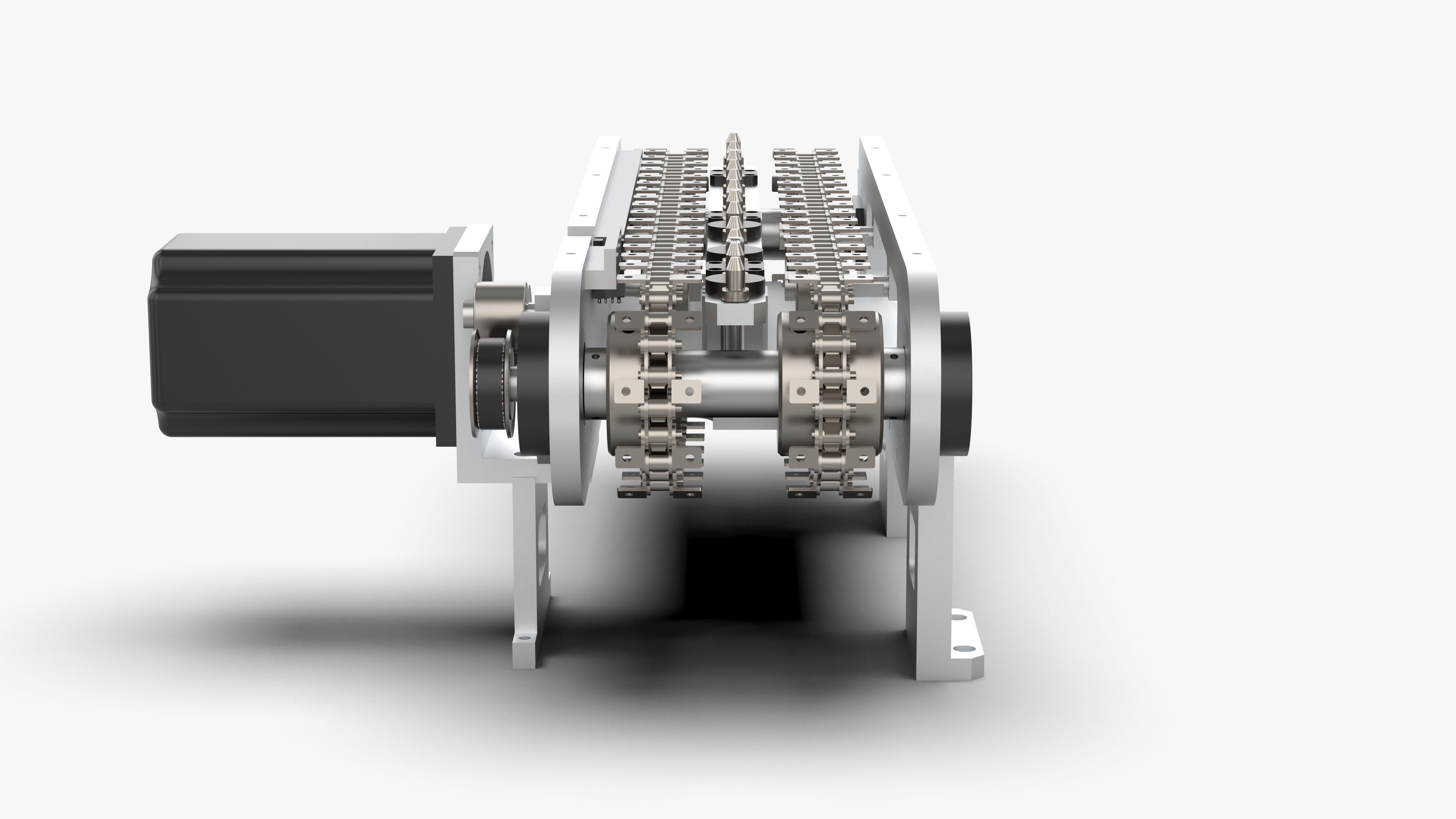Small Chain Assembly Line 3D model_5